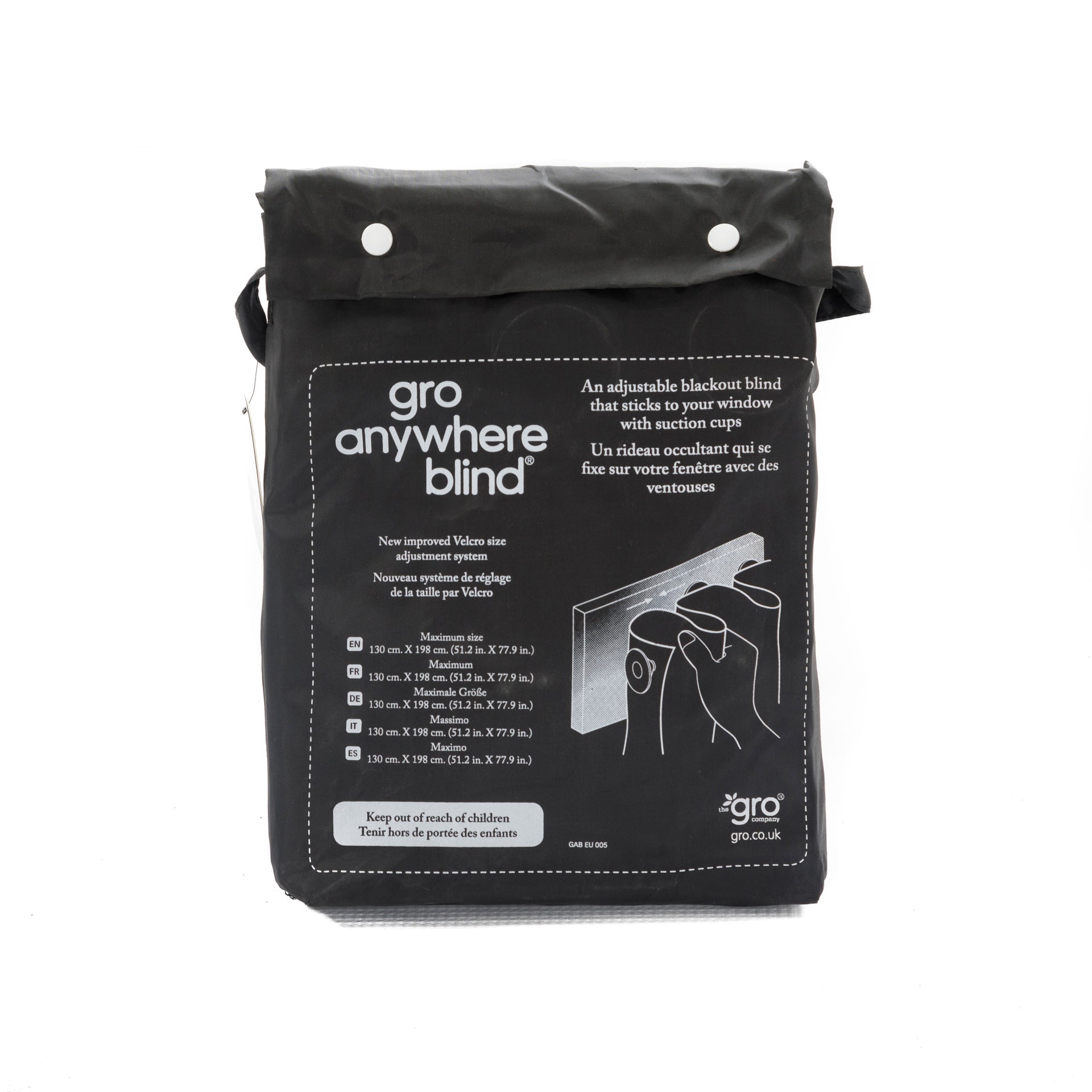 Easy Install Blackout Blind (only available as an add on item)